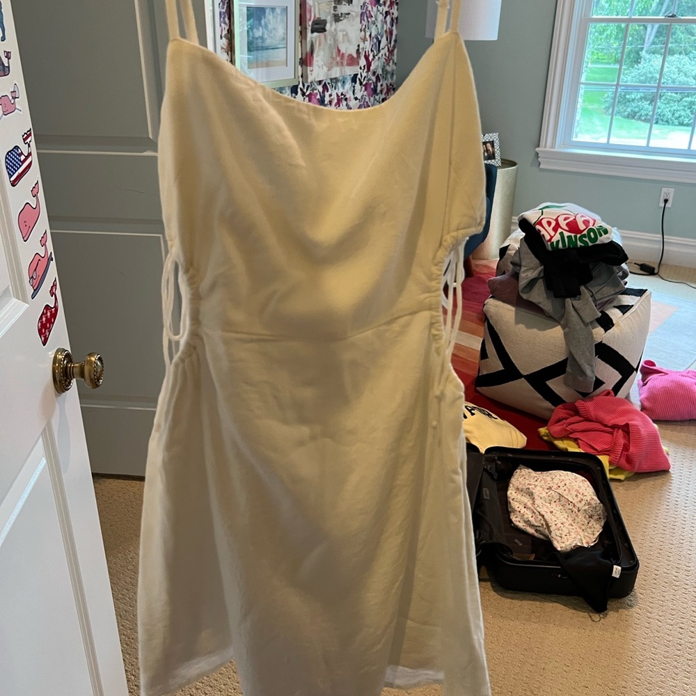 White Abercrombie mini dress